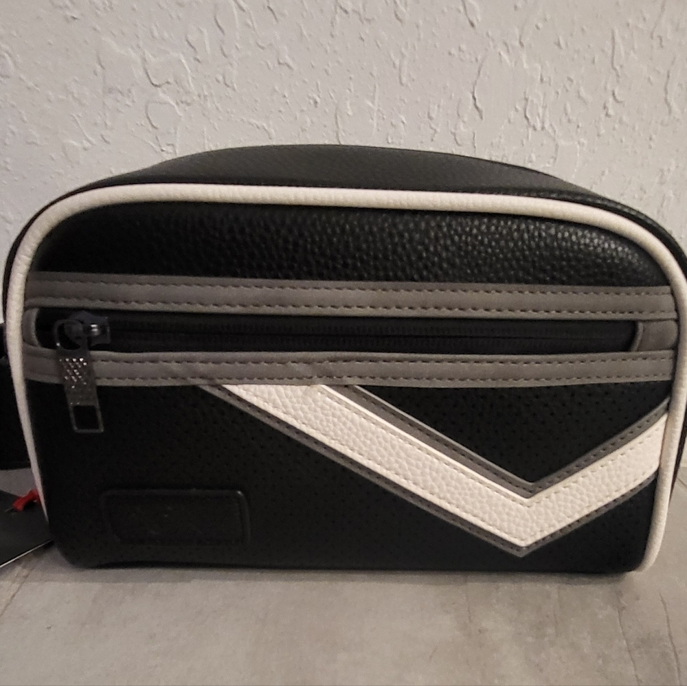 Pony Black and White Toiletry Bag